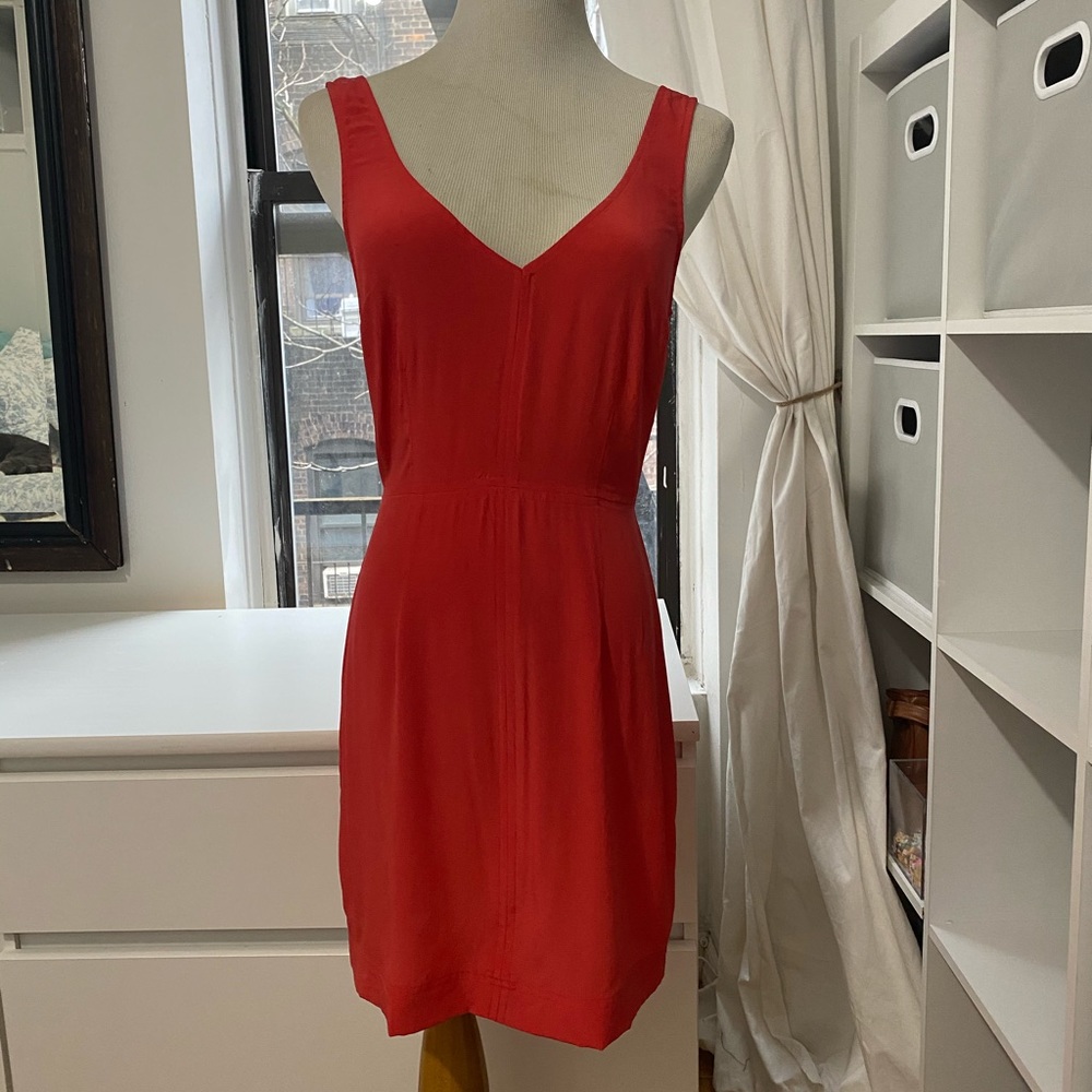 silence + noise deep V dress